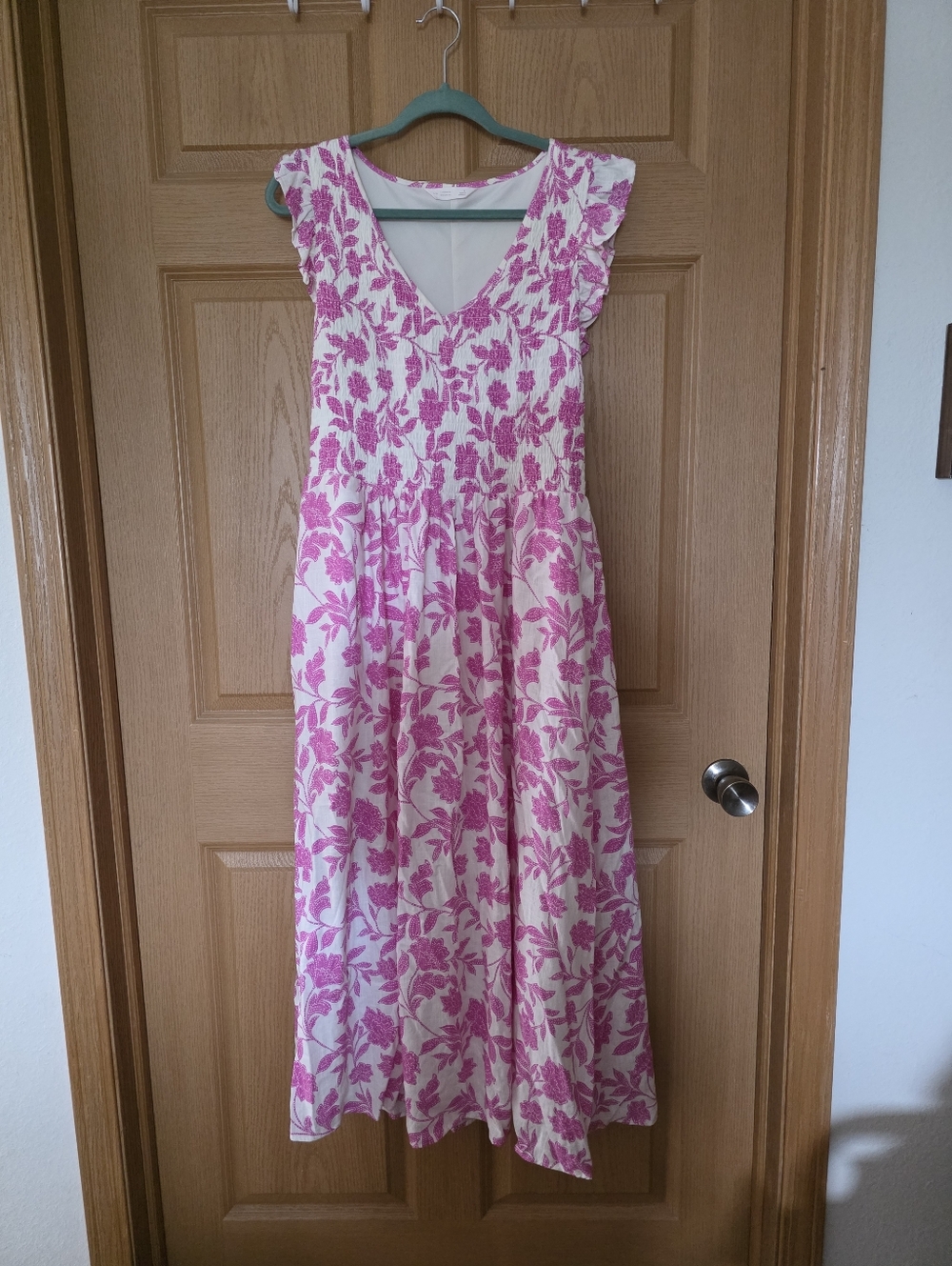 LC Lauren Conrad Pink Floral Maxi Dress – Size L